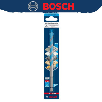 BOSCH EXPERT HEX-9 Broca Multiconstrução Para Concreto Azulejos Macios Broca Helicoidal de Alta Dureza 2608900569 2608900574