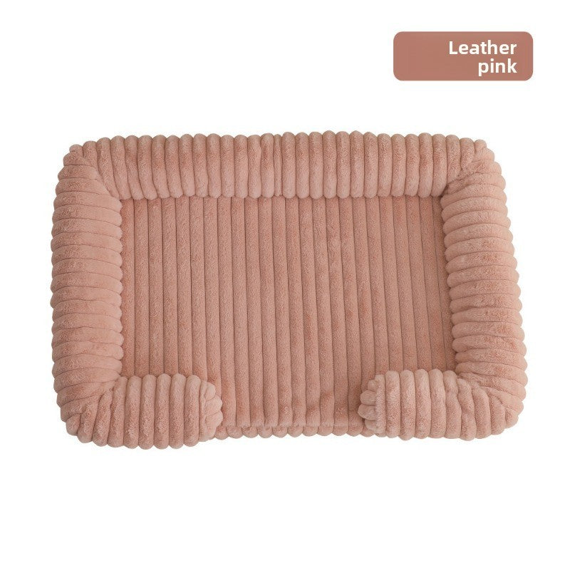 Cama Calmante para Cães Ortopédica em Espuma Viscoelástica Tamanhos P M G GG GGG Sofá com Capa Removível e Impermeável e Tapete de Pelúcia para Cães de Pequeno, Médio e Grande Porte