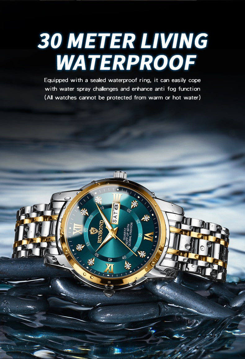 2025 Top Brand Luxury Fashion Diver Watch Men 30ATM Waterproof Date Clock Sport Watches Mens Quartz Wristwatch Relogio Masculino