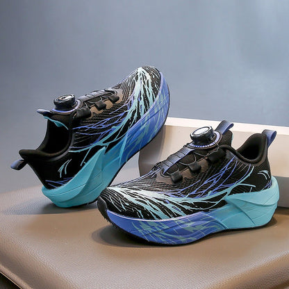 Autumn Sport Shoes For Children Mesh Breathable Teenager Kid's Sneakers Soft-soled Lightweight Boy's Girl's Running Shoes