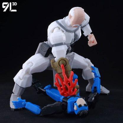 9L3D Impresso Invencível Menino Lucky13 Dummy13 Conquistar LEX Allen Super-heróis Anime Brinquedos Bonecos de Ação Modelo de Manequim Enfeites