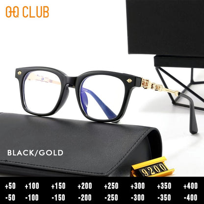 O-Q CLUB Reading Glasses for Men Optical Lenses With Medical Recipe Womens Sunglasses Women Women's Eyeglass Frame Shades Female