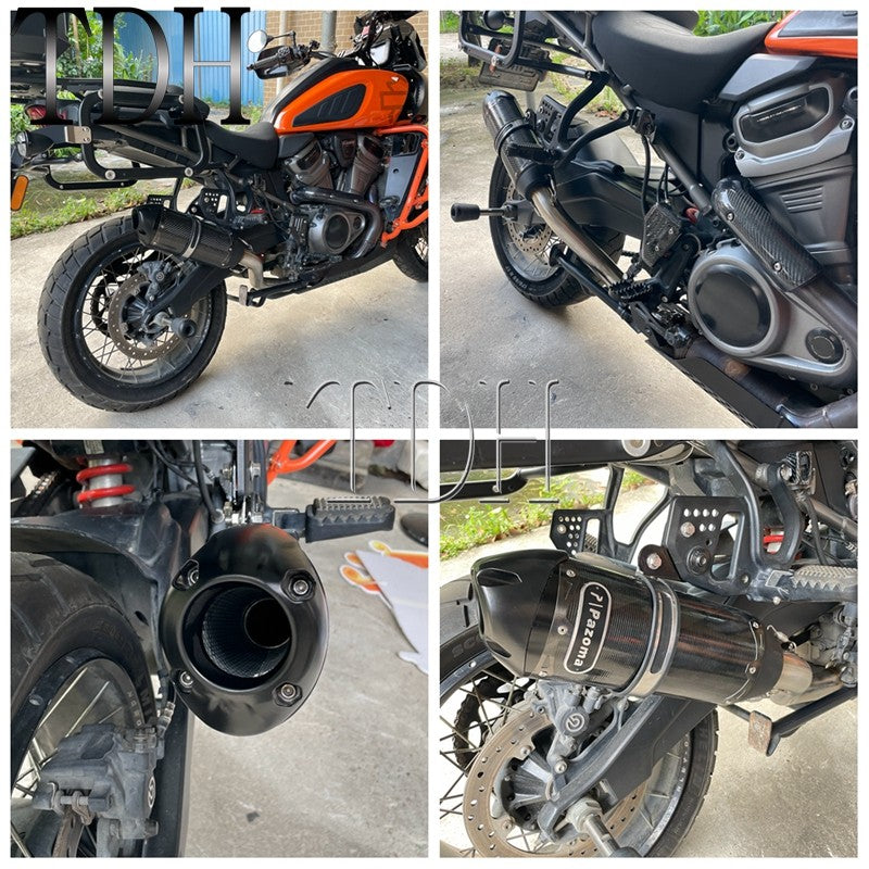 For Harley Pan America 1250 Special Escape Tube Motorcycle Exhaust Muffler Killer Muffler Pipe RA1250 RA1250S RA1250SE 2021-2026