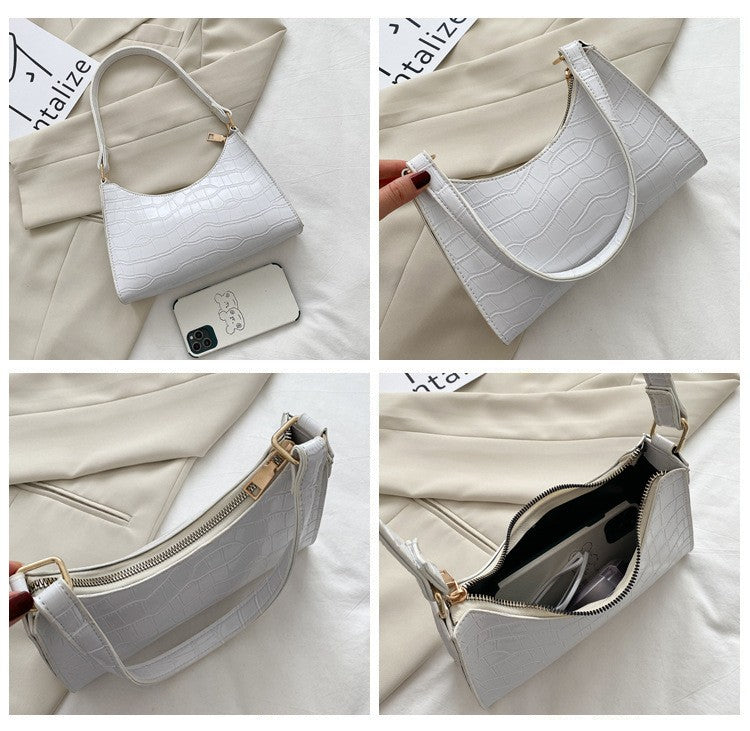 Fashion Exquisite Shopping Bag Retro Casual Women Totes Shoulder Bags Female Leather Solid Color Chain Handbag for Women 2024