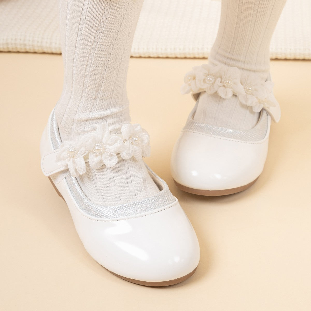 Fashion Children's Flat Shoes Non-slip PU Leather Shoes 3-colors Comfortable Wear-resistant All-season Mary Jane Princess Shoes