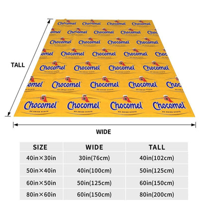 Chocomel Chocolademelk Nederland Blanket Fleece Sofa Throw Blanket Breathable for Couch Bedding Outdoor Throws Bedspread Quilt