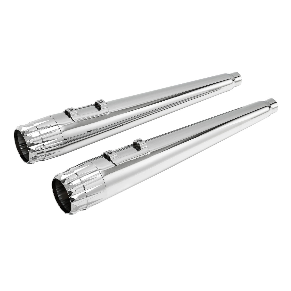 Motorcycle 4" Slip-on Mufflers Exhaust Pipes For Harley Touring Electra Street Glide 1995-2016