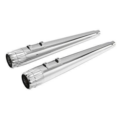 Motorcycle 4" Slip-on Mufflers Exhaust Pipes For Harley Touring Electra Street Glide 1995-2016