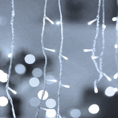 5M Christmas Garland LED Curtain Icicle String Lights Droop 0.4-0.6m AC 220V Garden Street Outdoor Decorative Holiday Light