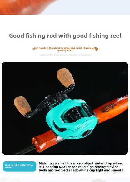 Vara Fuji Fuji tipo Ghost Face para pesca de micro-objetos, vibração, boca de cavalo, UL, ajuste rápido, vara retrátil para riacho