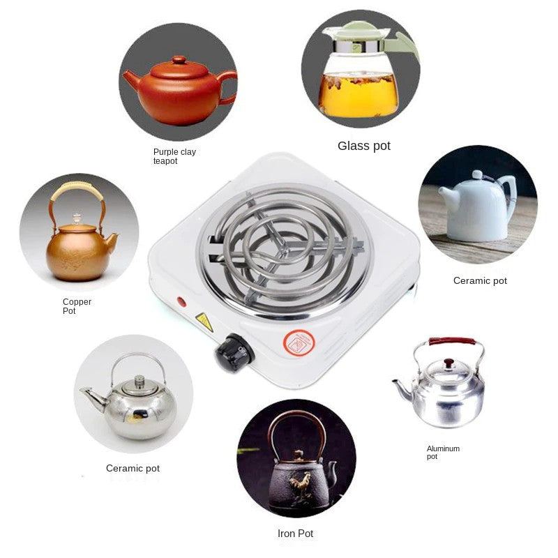 Fogão Elétrico 220V 1000W Chapa Quente Queimador de Ferro Fogão de Cozinha para Casa Aquecedor de Café Eletrodomésticos Plugue EU
