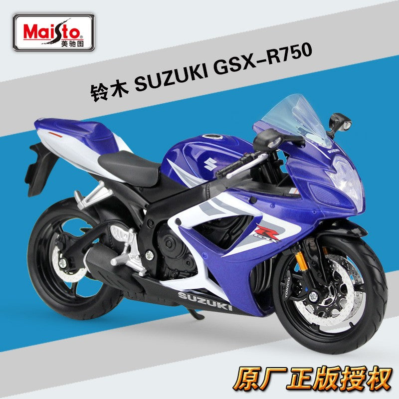Maisto 1:12 Suzuki GSX-R750 R 750 R600 R 600 Veículos Die Cast Hobbies Colecionáveis Motocicleta Modelo Brinquedos