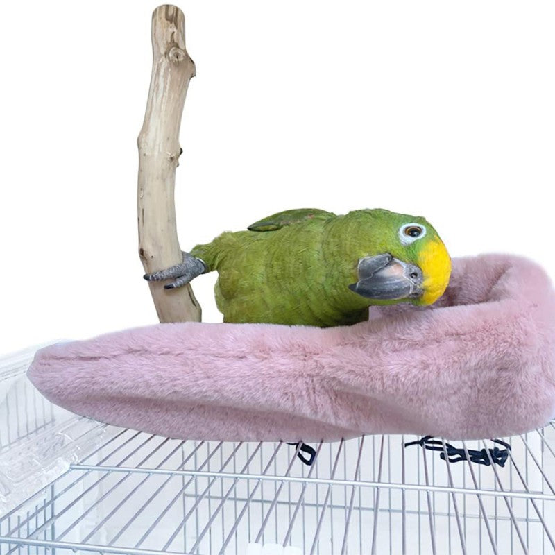 Ninho Manta Xale Quente de Inverno para Pássaros, Tenda Suspensa para Pequenos Animais de Estimação, Decoração de Gaiola para Periquito, Agapornis, Calopsita