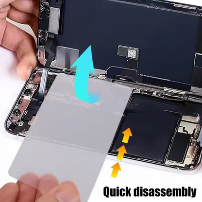 1-100 PEÇAS Cartão Plástico Abridor de Tela de Celular Ferramenta de Remoção Fina Flexível Transparente Cartões de Reparo para Tela LCD de Tablet Celular