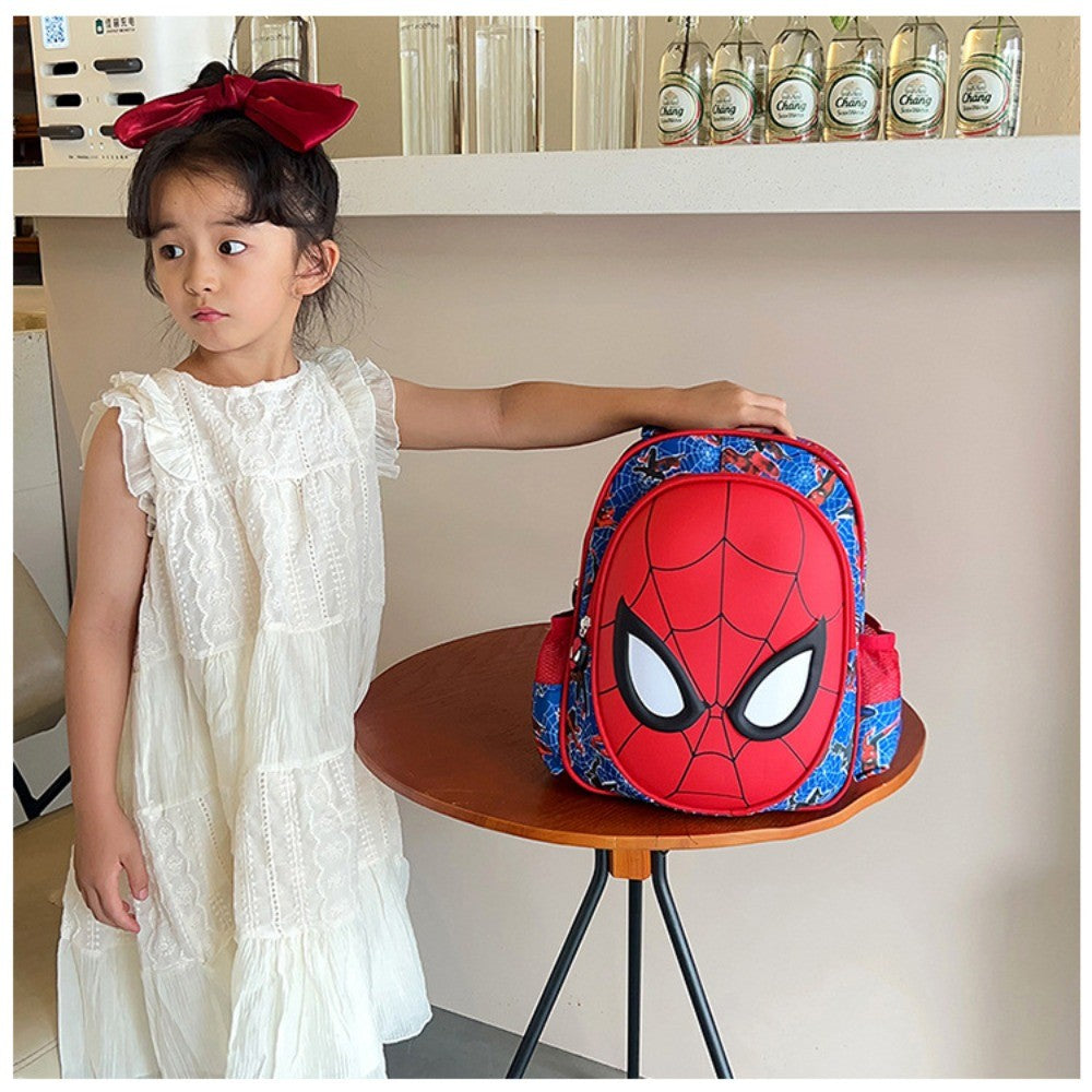 Mochila Infantil Escolar Homem-Aranha da Marvel, Bonita, Leve, Ergonômica, para Meninos e Meninas do Jardim de Infância