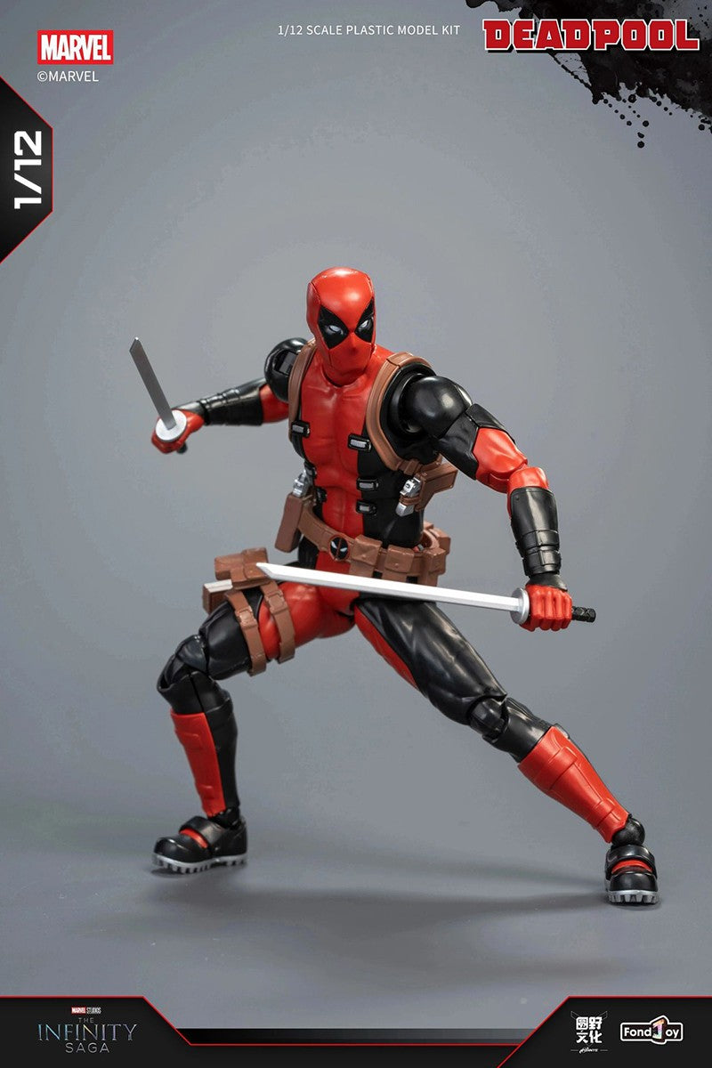 Fondjoy 15cm Deadpool Articulações Móveis 1/12 Modelo de Brinquedo Montado Marvel Anti-Heróis Figura de Anime Presente Brinquedo Infantil Enfeite de Mesa
