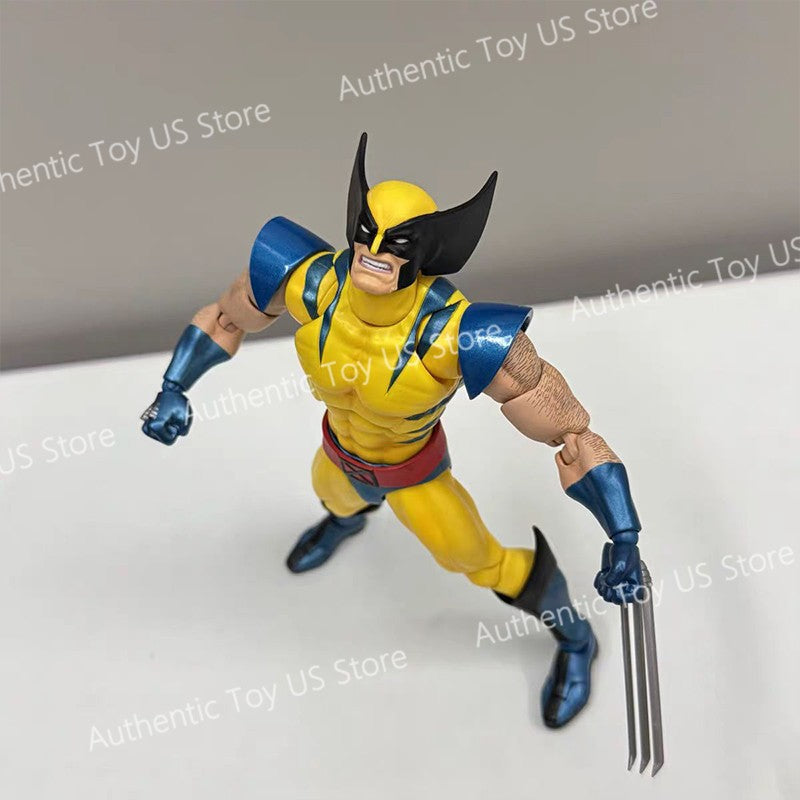 Boneco Articulado Wolverine Ct Toys Deadpool Mafex 096 Mafex138 Versão Quadrinhos X-Men Colecionável Brinquedo Modelo