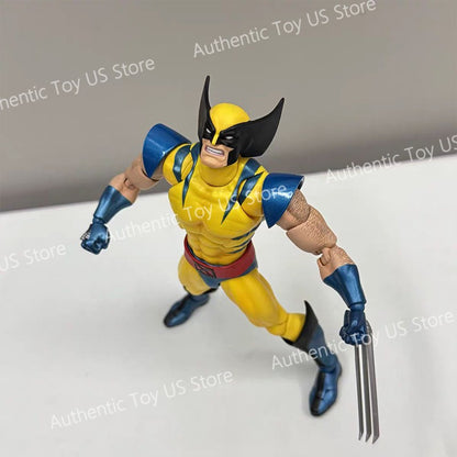 Boneco Articulado Wolverine Ct Toys Deadpool Mafex 096 Mafex138 Versão Quadrinhos X-Men Colecionável Brinquedo Modelo