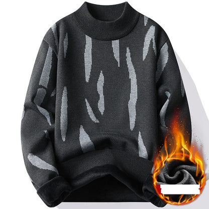Men New Style Pullovers Warm Knit Sweater Soft Thermal Cardigan Inspired Winter Clothing Plus Size Multi Color Options