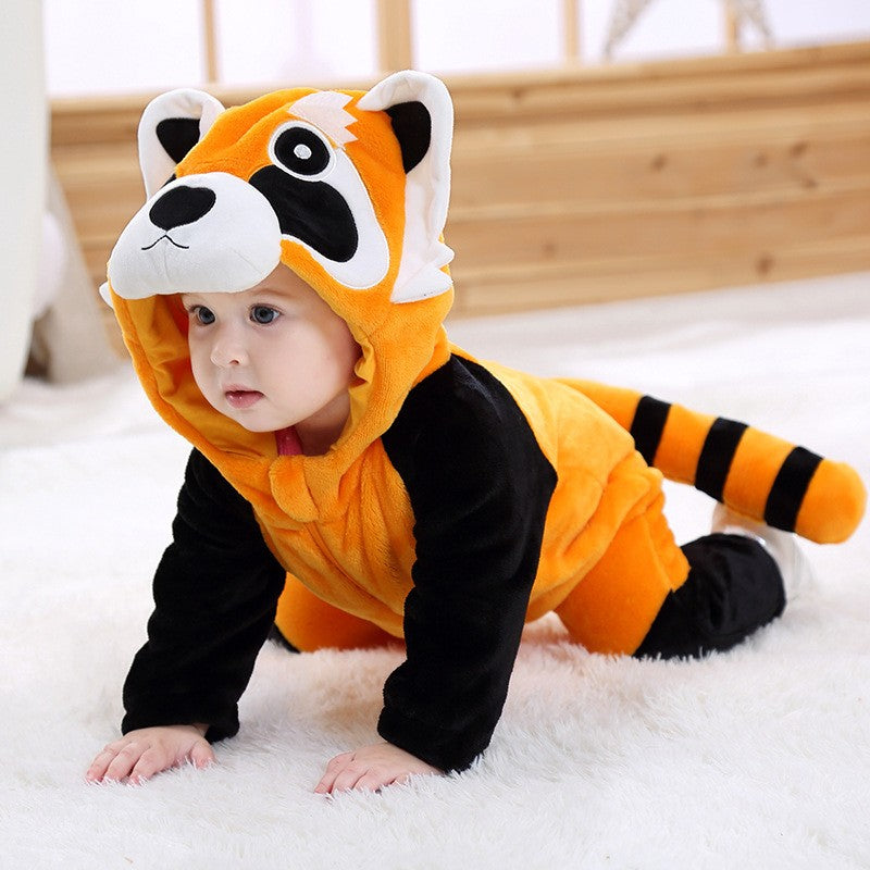 Boys Girls Costume Cute Animal Onesie Halloween Cosplay Outfit Festival Party Jumpsuit Kigurumis Winter Warm Clothes