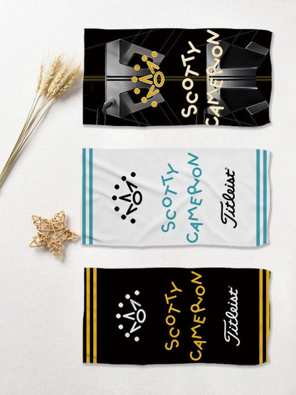 Beach Towel S-Scotty C-Cameron Printed Towel White thread One Piece Anime Bath Towel 75x150cm Bathroom Shower Washcloth Home