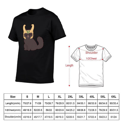 Trickster Cat T-Shirt black cotton t-shirt plain for man package anime t shirts oversize T-Shirt