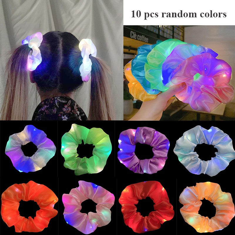 Luminous Cat Ears LED Hair Band Kawaii Accessories Cosplay Supplies Glowing Colorful Headband For Birthday Christmas