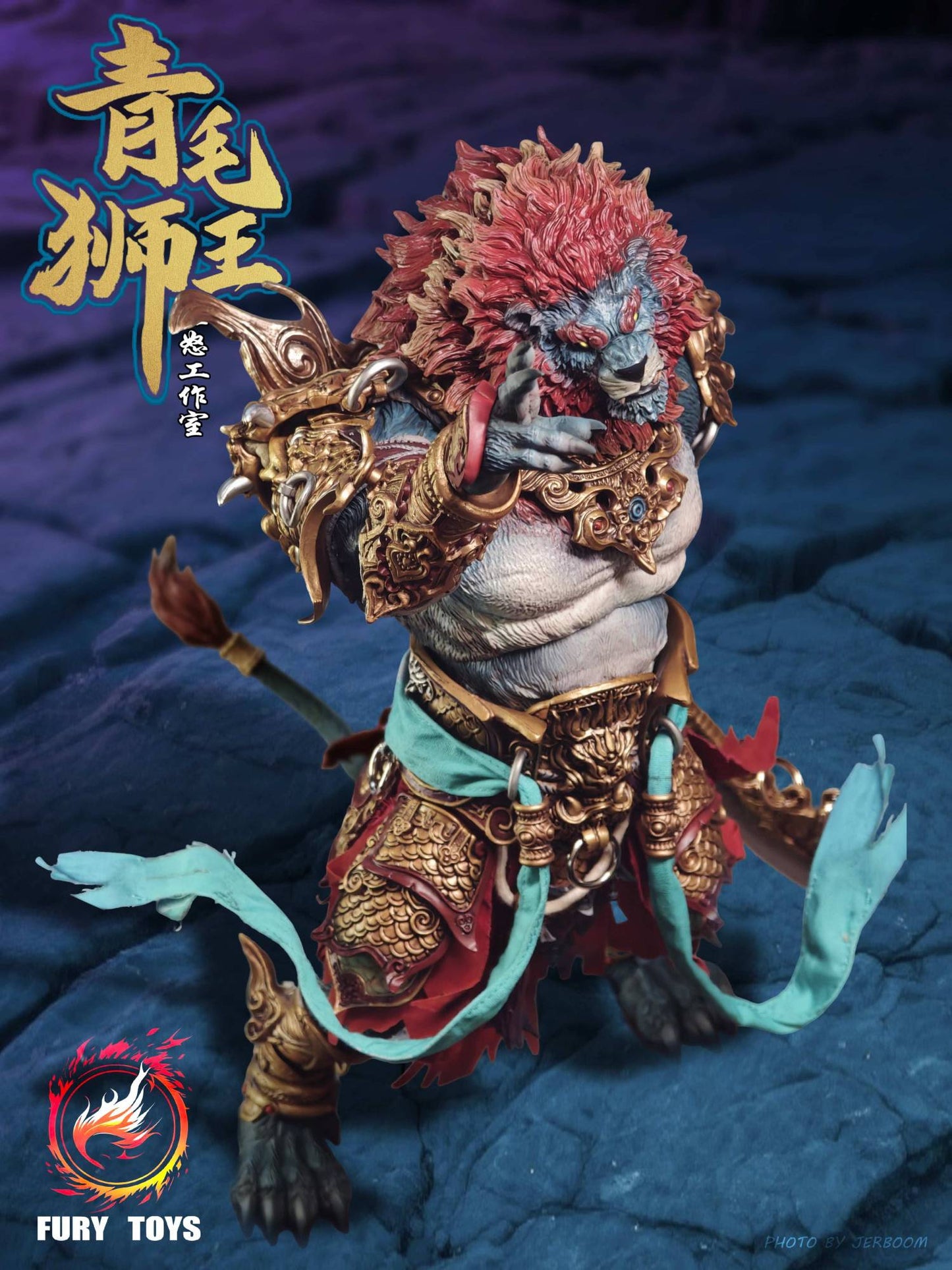 Fury Toys AZURE LION DEMON 1/12 KINGS AT LION CAMEL RIDGE Kit Boneco de Ação Versão Clássica Dourada Coleção Modelo Hobby Presentes