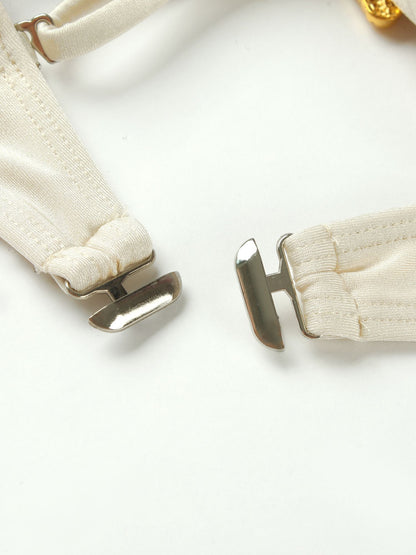 2025 Summer 3 Piece Bikini Sets Strapless Bikini Top With Half Long Skirt Cover ups Beach Wear Female Biquini Bathing Suit K210