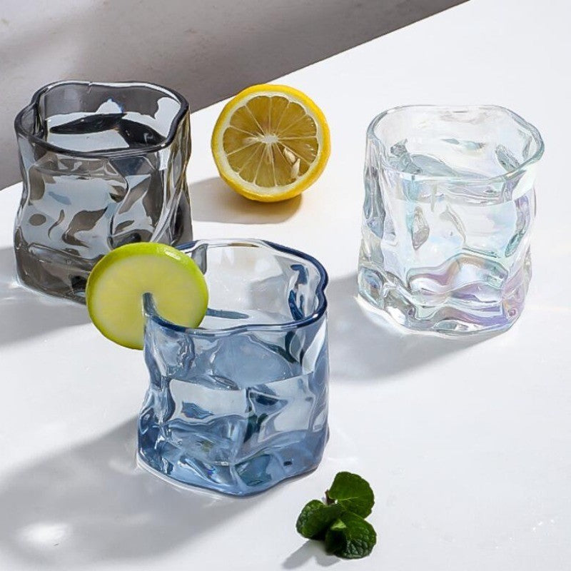 Copo de uísque cinza-fumaça 190ml, copo Old Fashioned de base pesada, conjunto de presente para bar, caneca de cerveja de cristal, direto da fábrica