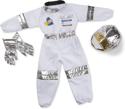 Halloween Astronaut Cosplay Costume Kids Boy Girl Jumpsuit Cartoon Space Party Spaceman Outfit White Spacesuit Bodysuit Clothing