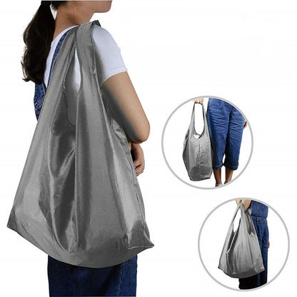 Women Men Eco Foldable Shopping Bag Unisex Reusable Food Fruit Vegetables Grocery Storage Shopper Tote Bag Pouch Handbags