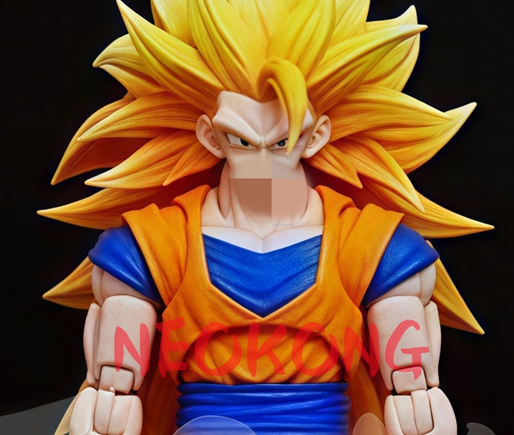 Neokong Studio Dragon Ball Vegeto Figure Goku Ssj3 3.5 Body SHF Vegito Super Saiyan 3 Action Figure Vegeto Figurine Toy Gift
