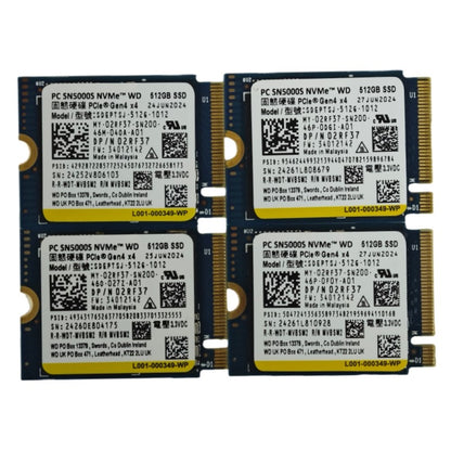 WD SN740 M.2 2230 1TB 2TB PCIe 4.0 NVMe SSD for Steam Deck Microsoft Surface ProX & SN5000S 2230 512GB & SN740 2242 256GB