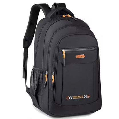 Neutral style backpack for men and women,suitable for travel and business students.Double-shoulder bag made of nylon material