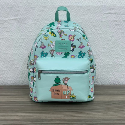 Loungefly Pixar Toy Story Mochila Mini Mochila Infantil Estampada Desenho Animado Moda Fofa Bolsa de Viagem para Meninas Presente de Aniversário Infantil