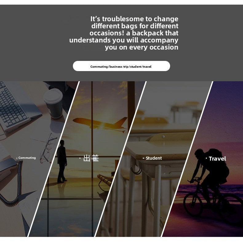 2025 New USB Charging Backpack, Waterproof Anti-Theft Laptop Bag College School Backpack, Business Travel Backpack for Men Women