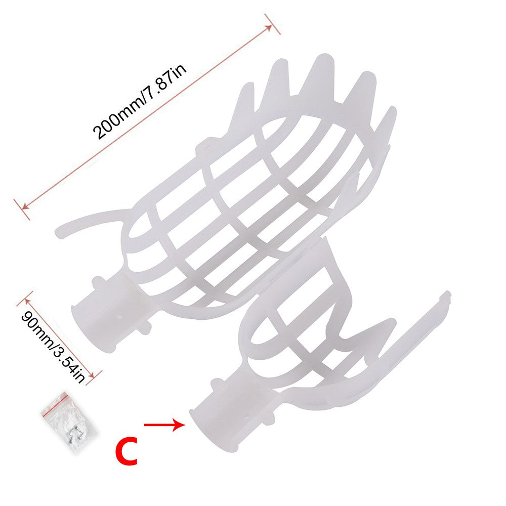 Metal/Plastic Fruit Picker Head Without Pole Fruit Collector Harvest Picking Apple Citrus Pear Garden Hand Tools