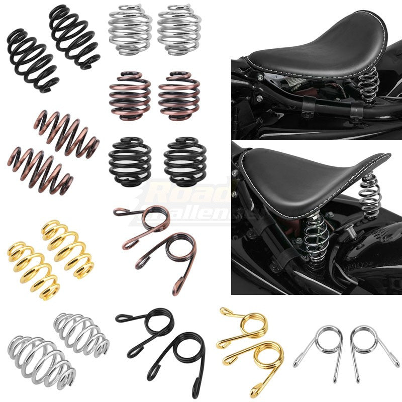 Banco Solo Selim Assento com Mola para Harley Dyna Fatboy Sportster Softail XL1200 XL883 Bobber Chopper XL 883 1200