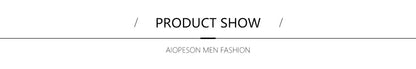 AIOPESON Men's Ribbed Knit Polo Shirt For Breathable Striped Casual Wear with Comfortable Collar High quality Male Polo Shirt