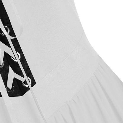 2024 New Women Fairy Skirt Plus Size Cold Shoulder Butterfly Sleeve Halloween Witch Gothic Dress Elegant Party Evening Dresses