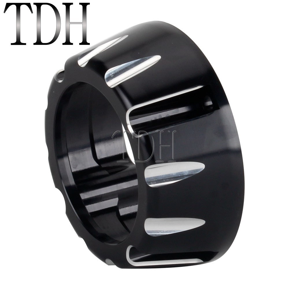 Motorcycle Muffler Exhaust Pipe Tip Replace Carbon End Cap for Harley Touring Softail Two Brother Racing 2-into-1 Full-System