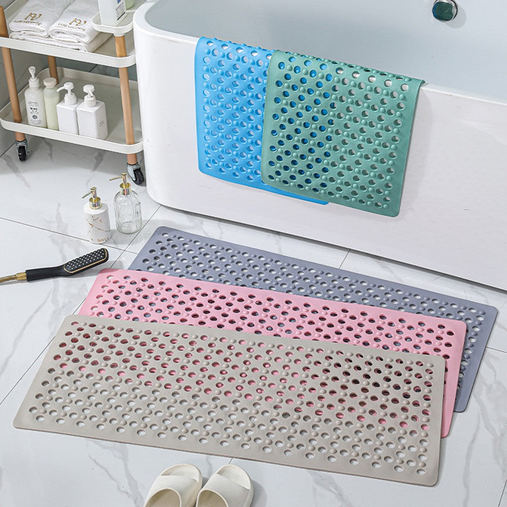 40*100cm bathroom non-slip mat Bath massage foot mat Long PVC bathtub mat shower