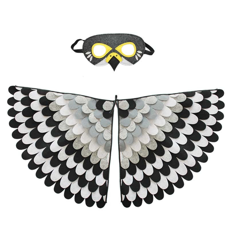 Kids Animal Costume Birds Felt Wings Fun Cosplay Halloween Costumes Butterfly Wing