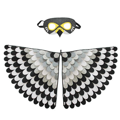 Kids Animal Costume Birds Felt Wings Fun Cosplay Halloween Costumes Butterfly Wing