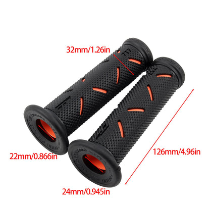 Manopla Profissional de Moto Antiderrapante com Absorção de Choque para Pit Dirt Bike Off-Road Racing Acessórios de Motocross