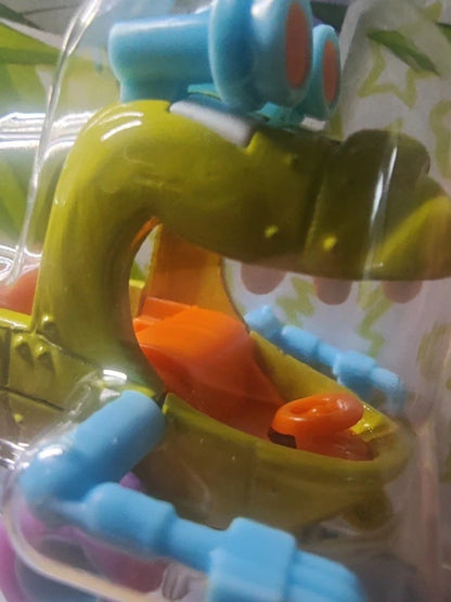 Genuine Hot Wheels Premium Pop Culture Rugrats Reptar Wagon Remorque HDX63 Metal Collectible 1/64 Diecast Model Vehicle Toys