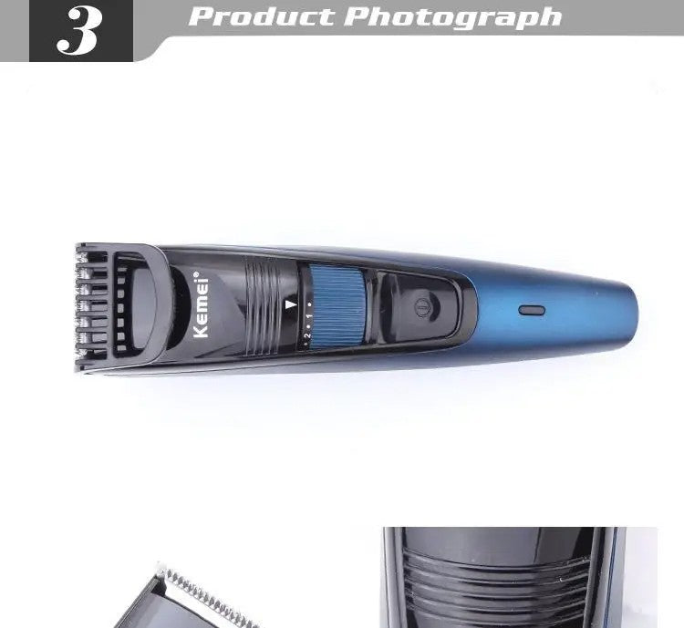 Kemei KM-632 Men Electric Shaver Professional Beard Trimmer For Men Hair Trimmer Grooming Electric Shaver Head Cutter Machine