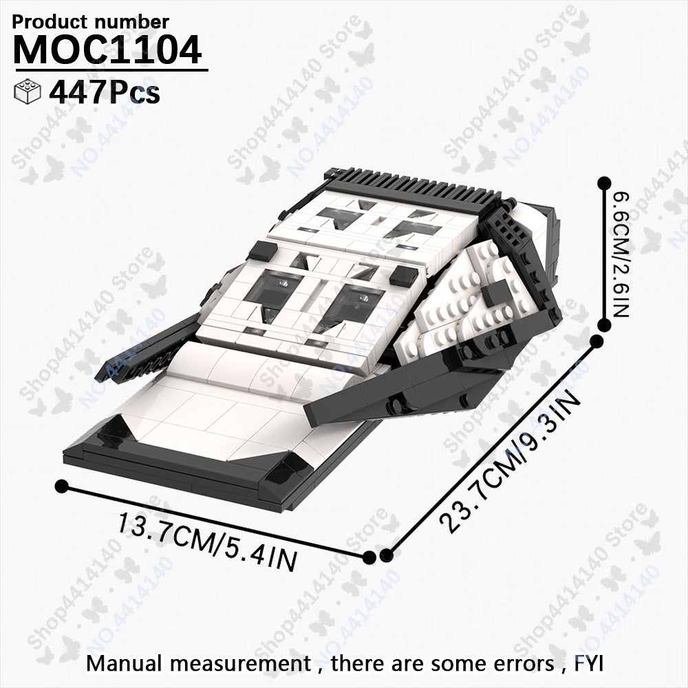 MOOXI Interstellar Scenes Black Hole Space Building Blocks Set Ranger Spacecraft DIY Bricks Adult Model Kids Toys Birthday Gifts