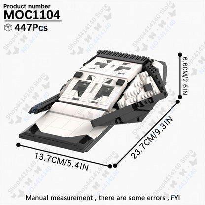 MOOXI Interstellar Scenes Black Hole Space Building Blocks Set Ranger Spacecraft DIY Bricks Adult Model Kids Toys Birthday Gifts